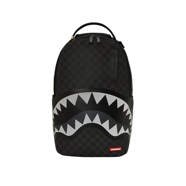 SPRAYGROUND Shark Logo Checkerboard Backpack
