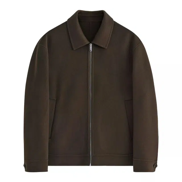 丹宁哲学 高端羊绒羊毛纯色常规标准现代风夹克 男款