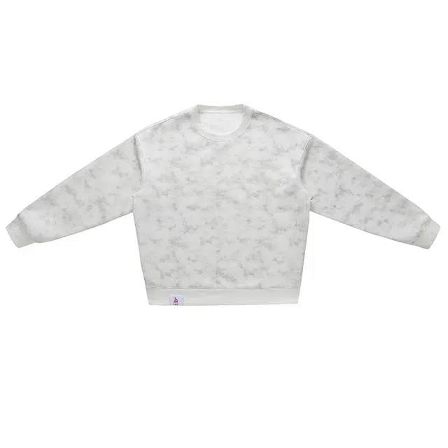 【dme】 秋季潮牌圆领重磅日系复古休闲百搭简约情侣日常街头户外运动色块套头水洗港风宽松上衣长袖卫衣 男女同款