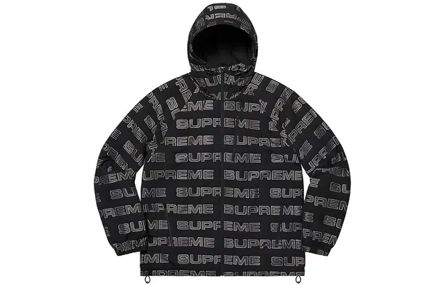 Supreme Week 1 Logo Ripstop Hooded Track Jacket Logo