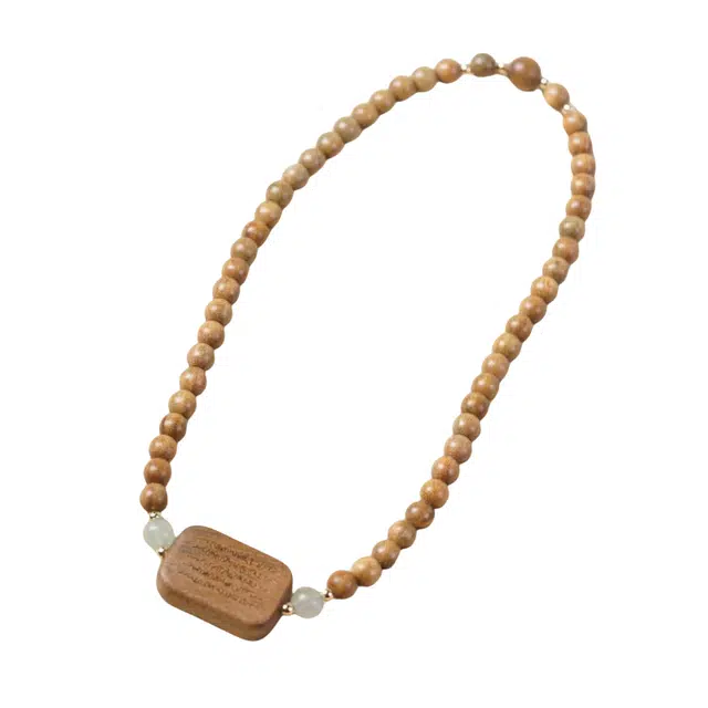 舞依翡 文玩佛珠双圈珠串搭配扎基拉姆文玩新中式国风#好运 绿檀 手串 男女同款情侣款