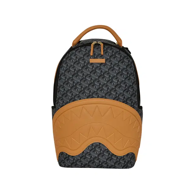 Sprayground Vintage PVC Backpack Deep Gray