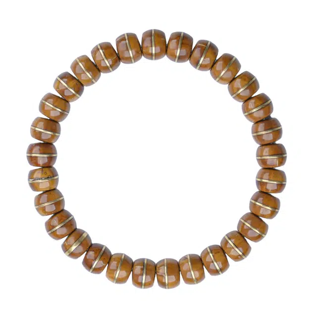 素于 新中式文玩简约轻奢高级感直切绕指柔佛珠招财纳福诸事顺遂转运盘玩百搭念珠#好运 紫金鼠 手串 男女同款情侣款