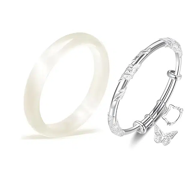 【花蝶秘境】 京华录  招财福猫繁花似锦叮当镯 一步一响香槟月光贵妃镯恋爱磁场 告白神器#好运 玻璃猫眼 可推拉实心手镯 女款