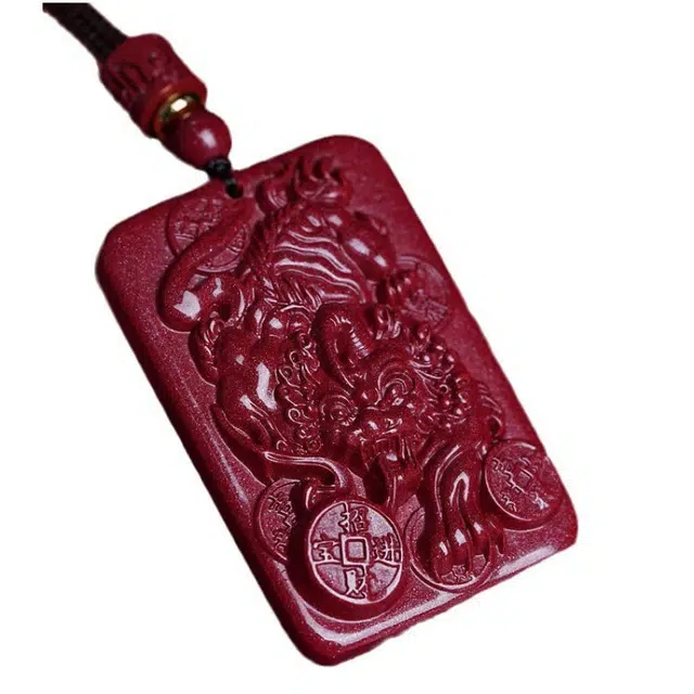 茂琼 财源滚滚 貔貅吊坠紫金砂小众百搭高级感#好运 朱砂 项链 男女同款情侣款