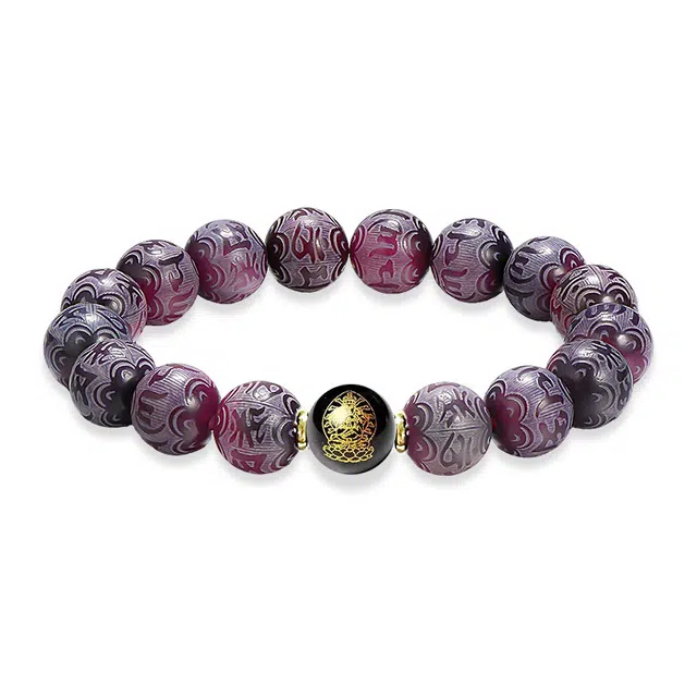 【十二生肖 五路财神】 百慕眸 国潮六字箴言古风文玩 招财纳福 转运珠#好运 手饰手链 菩提籽 手串 男女同款情侣款