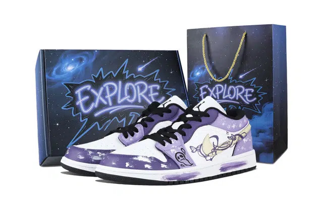 Jordan Air Jordan 1 Low Purple Graffiti