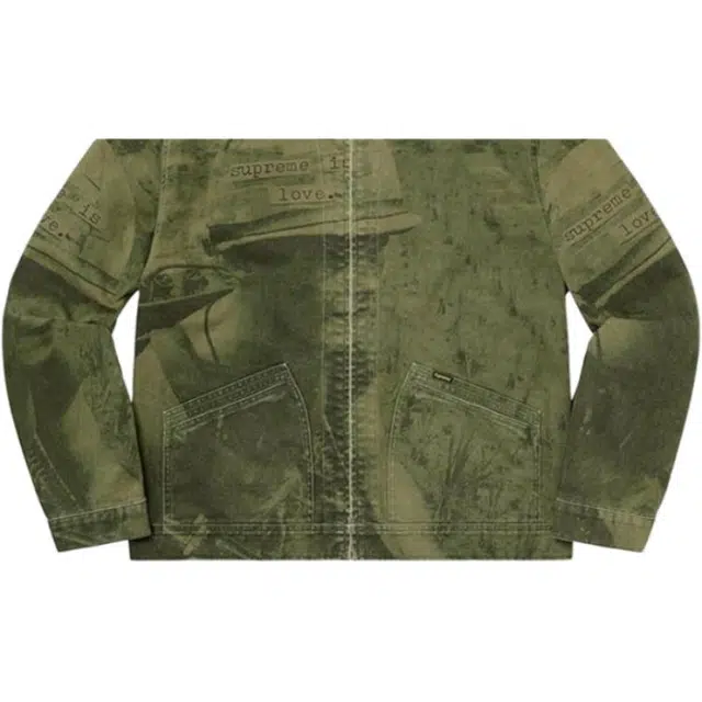 Supreme FW19 Week 1 Supreme Is Love Denim Work Jacket