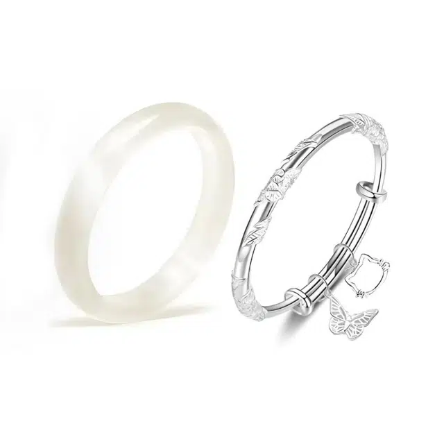 郁馨 温婉灵动香槟金叮当镯一步一响百搭经典 叠戴可爱小猫莫比乌斯精致浪漫少女心恋爱磁场甜蜜告白#好运 琉璃 手镯 女款