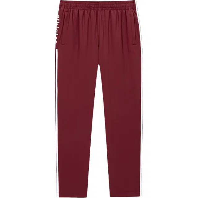 超级安踏 舒适简约字母条纹中腰透气百搭运动时尚休闲裤 男女同款