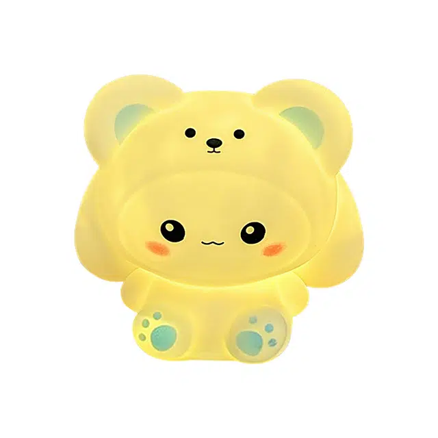 龙智优 创意卡通可爱围脖兔睡眠小夜灯灯 发光玩具