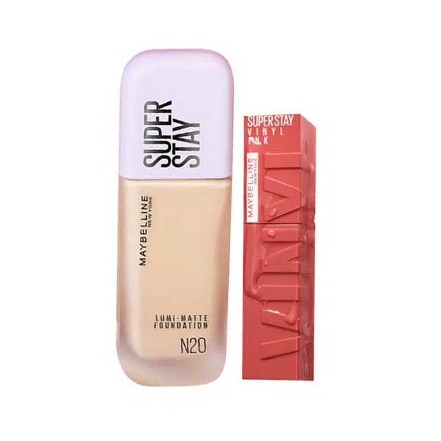 美宝莲 持妆轻透彩妆套装 哑光雾面 油皮适用