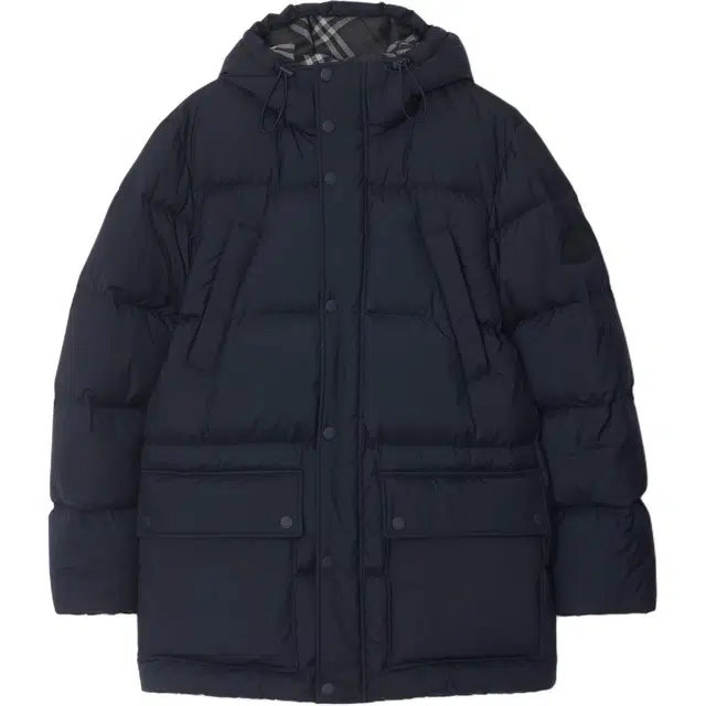 Burberry FW25 Loose Hoodie Down Jacket Men