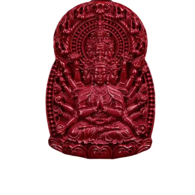 茂琼 时尚简约本命佛 小众百搭高级感#好运 朱砂 项链 男女同款情侣款