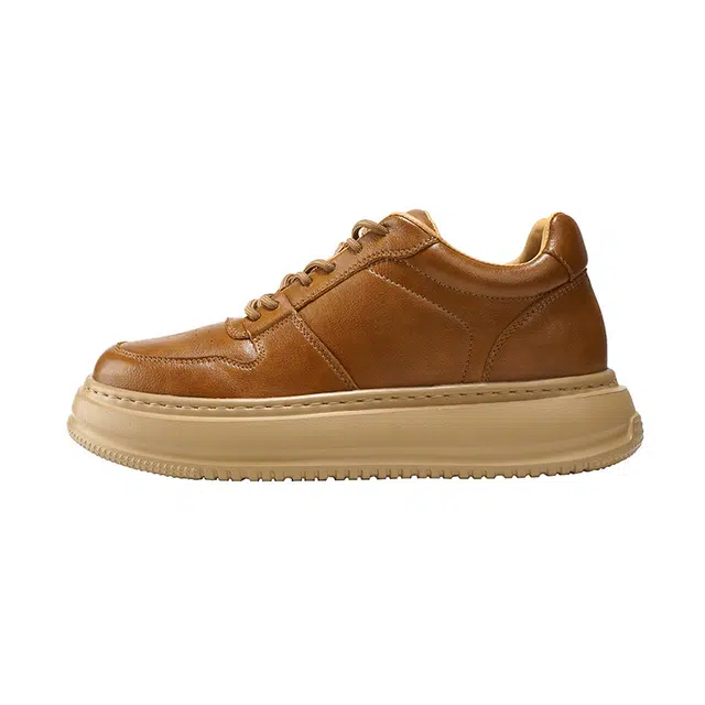 依米奴 牛剖层革 高颜值 时尚潮流 脚感舒适 低调 休闲鞋 男款