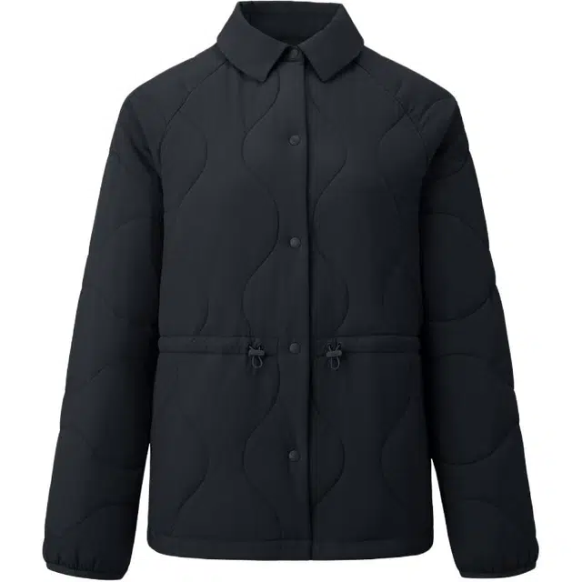 蕉下 冬季厚款不臃肿经典保暖舒适简约时尚休闲防风防寒纯色翻领棉服 女款