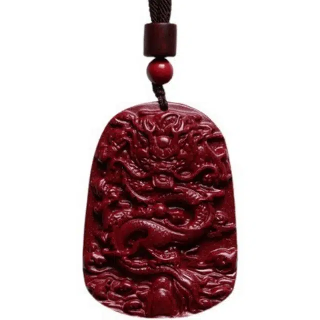 茂琼 简约时尚  小众百搭高级感#好运 朱砂 项链 男女同款情侣款