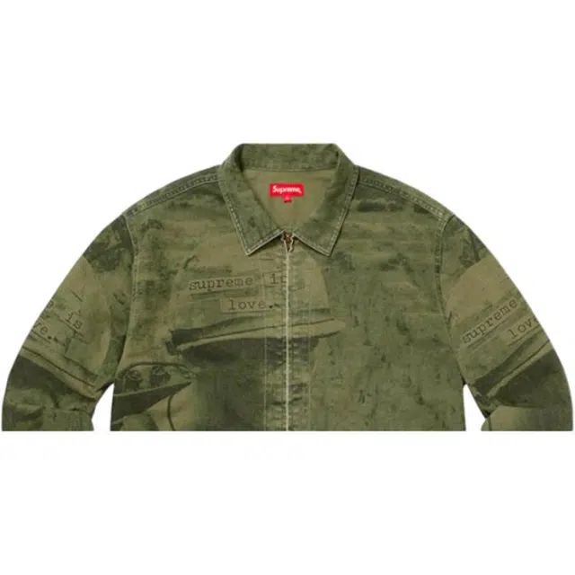 Supreme FW19 Week 1 Supreme Is Love Denim Work Jacket