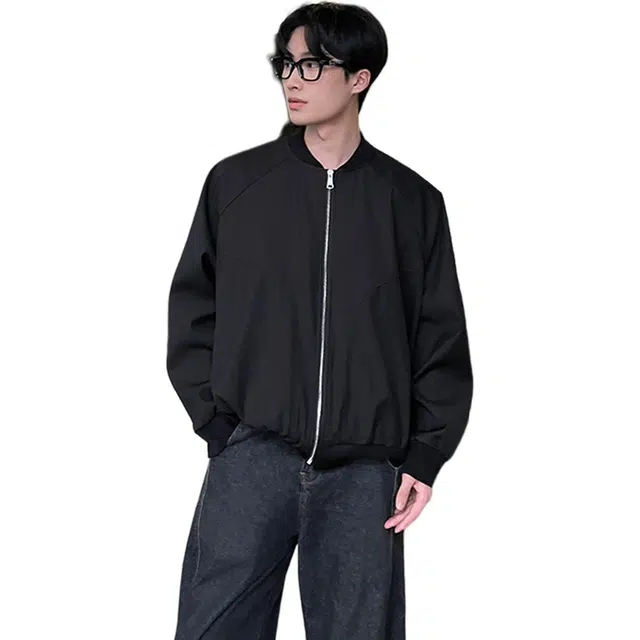 拓菲 美式复古棒球服外套男款高级感青少年潮牌无帽立领飞行员夹克 男女同款