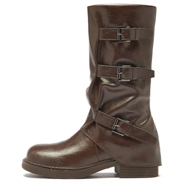 AGSDON Vintage Street Boots 4cm