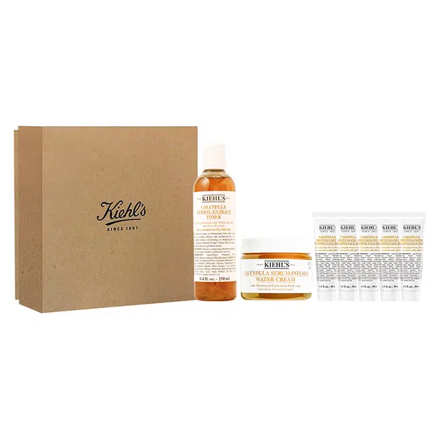 科颜氏 金盏花护肤套装 清洁保湿 七件套