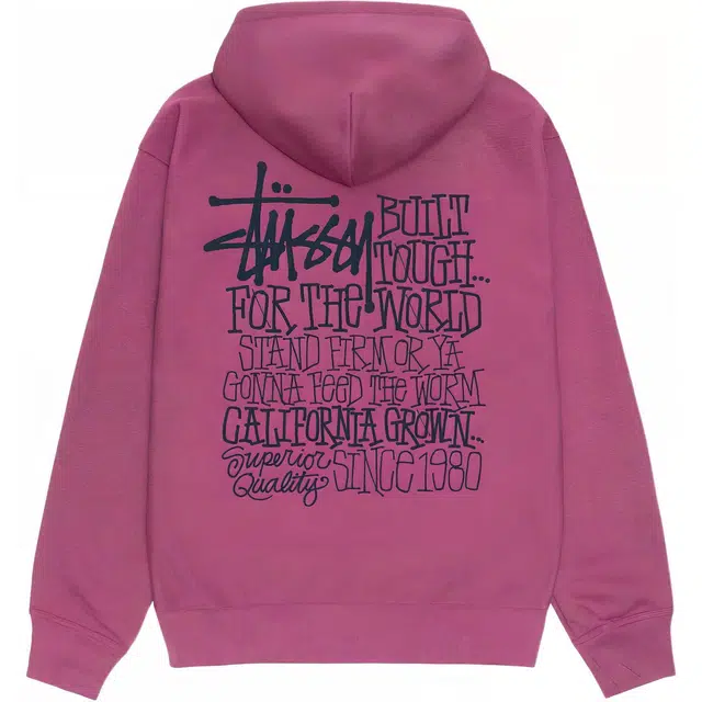 Stussy SS24 CALIFORNIA GROWN HOODIE logo