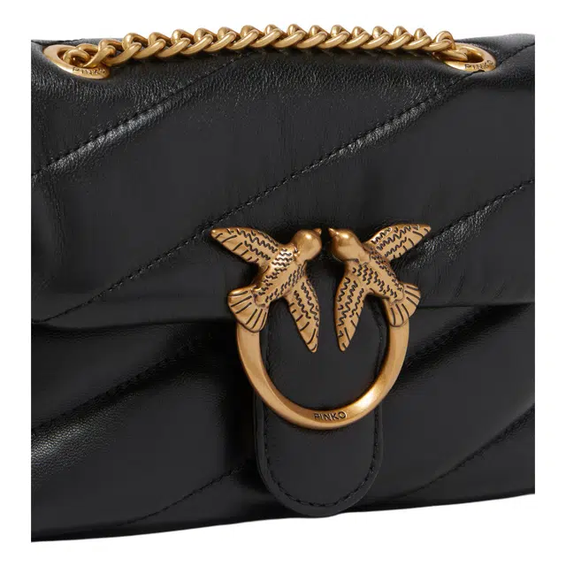 PINKO Puff Classic Quilted Leather Bag