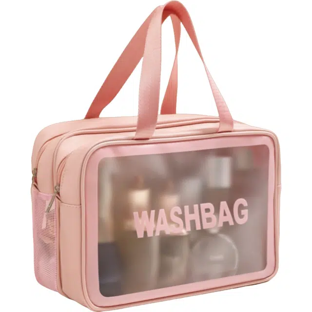环邦大容量便携洗漱包干湿分离洗澡包化妆包 多层收纳防水防泼水