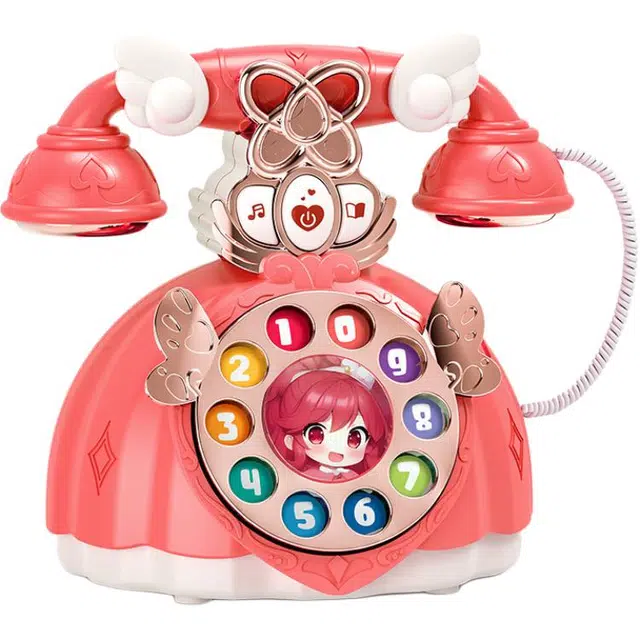 萌吉码 公主复古电话机 过家家玩具