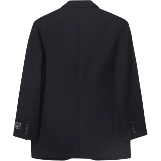 Dunst UNISEX OVERSIZED WOOL BLAZER BLACK