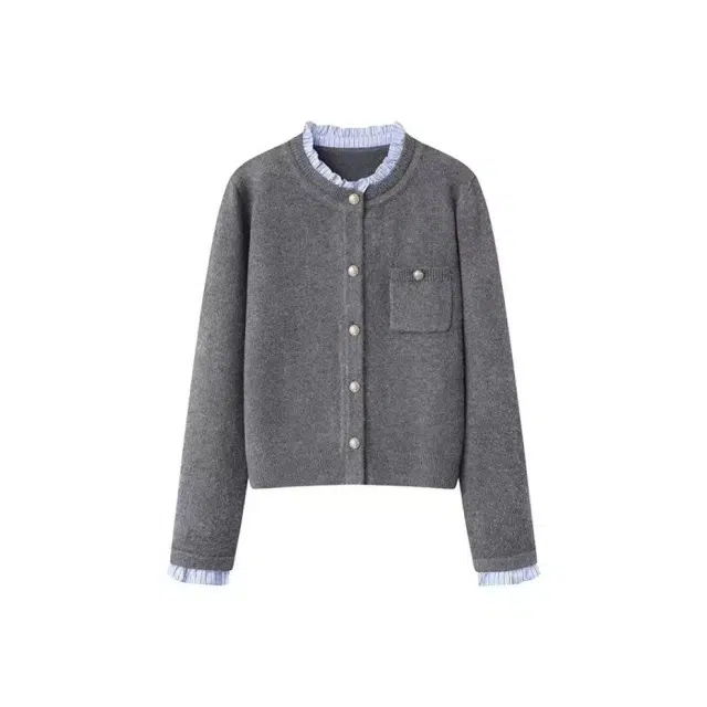 花蔓色 学院法式风高级感长袖百搭开衫上衣针织衫 女款