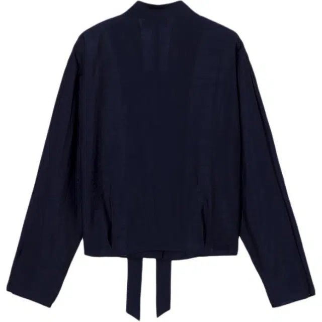 Dunst TIE BLOUSE NAVY