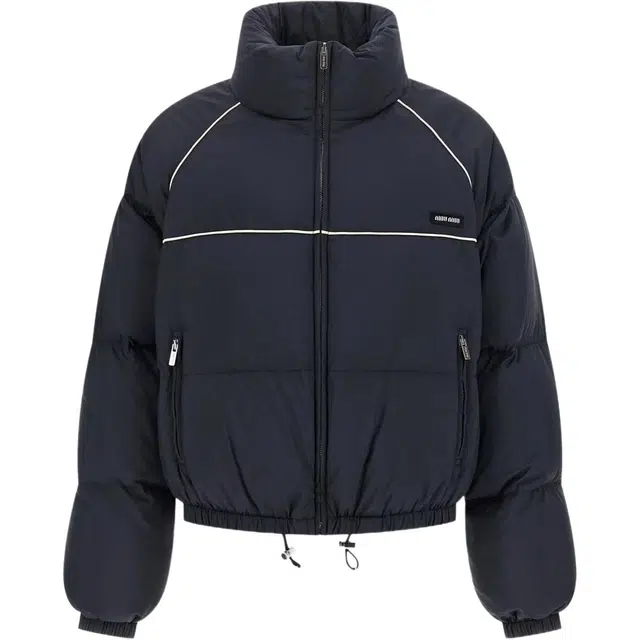 MIU MIU FW25 Logo Patch Down Jacket