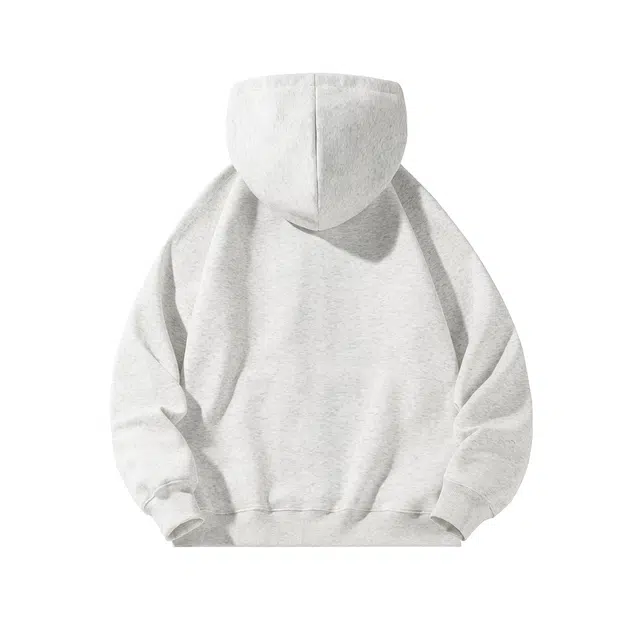 哲源 美式复古重磅开衫连帽男款春秋外套格子拼接设计感上衣潮牌百搭宽松舒适潮流痞帅情侣款休闲卫衣 男女同款