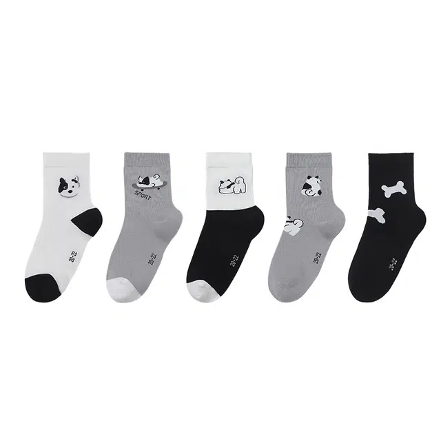 久岁伴 校园系列 舒适柔软透气袜子儿童款