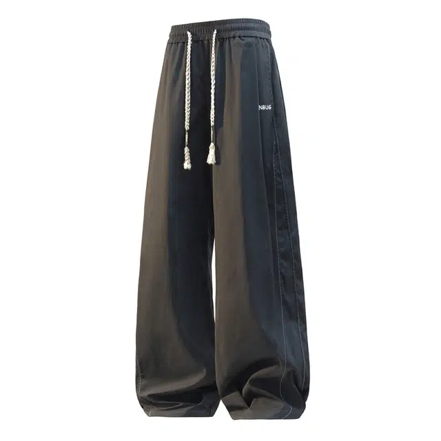 虫小绿 宽松大码情侣款休闲裤 男女同款