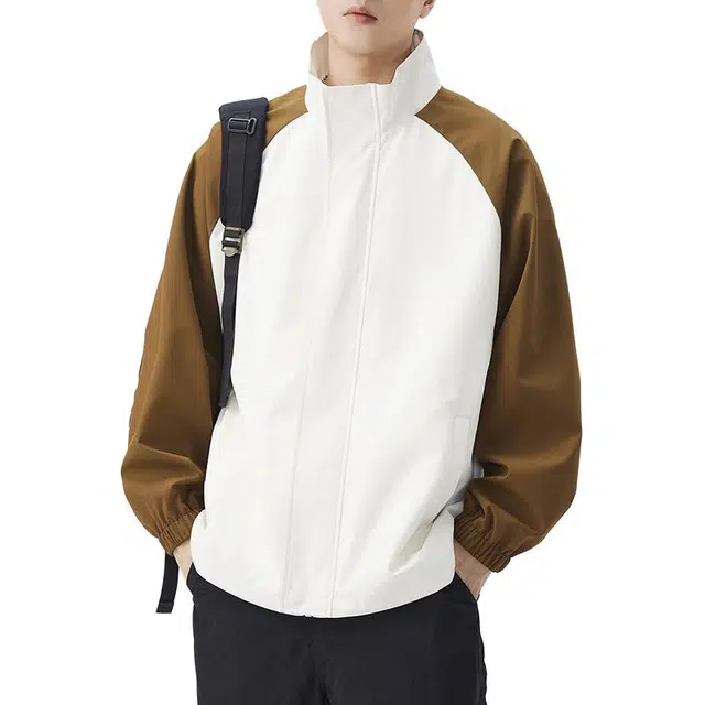 太子龍 美式工装户外运动撞色拼接设计感潮流棒球服潮牌夹克 男款