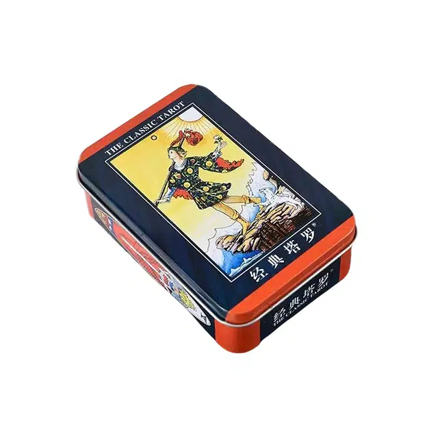 皮皮豆 经典款韦特塔罗牌 便携铁盒版 其他桌游
