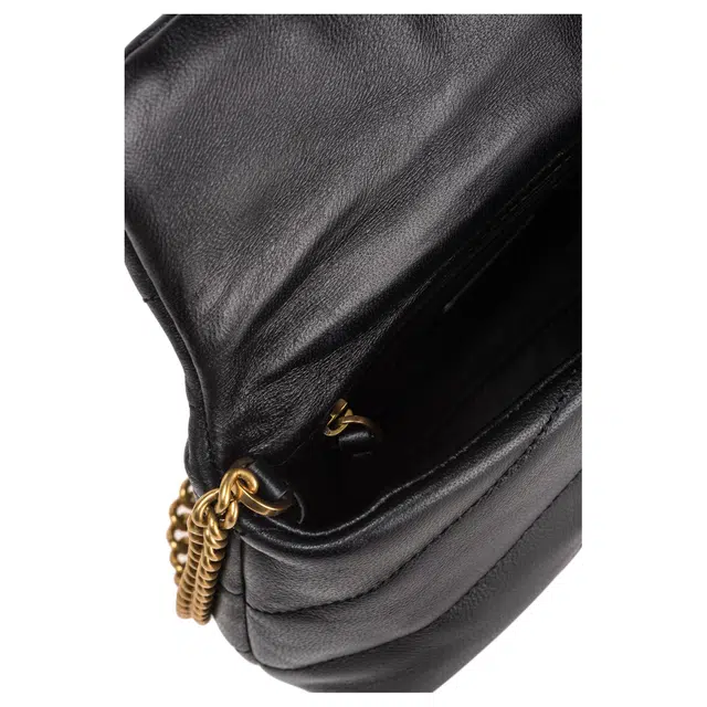 PINKO Puff Classic Quilted Leather Bag