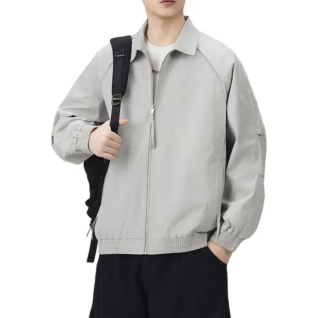 太子龍 美式潮流宽松翻领冲锋衣夹克外套 男款