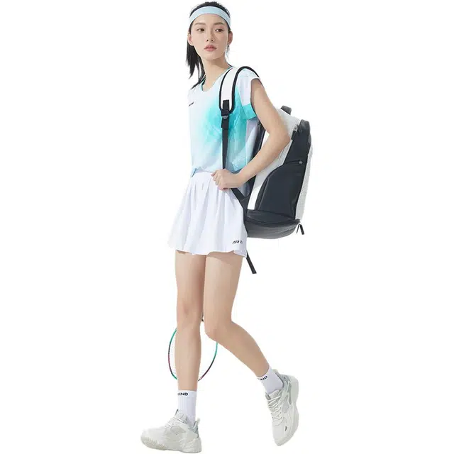 浦锐 速干飞袖运动短袖羽毛球服 男女同款