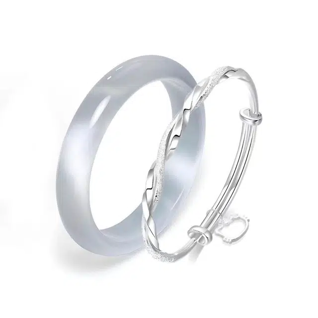 【精选高品质*招财纳福】 郁馨 中式美学搭配繁花似锦可爱福猫 金钱入袋古风旗袍汉服爱无止境恋爱告白#好运 琉璃 手镯 女款