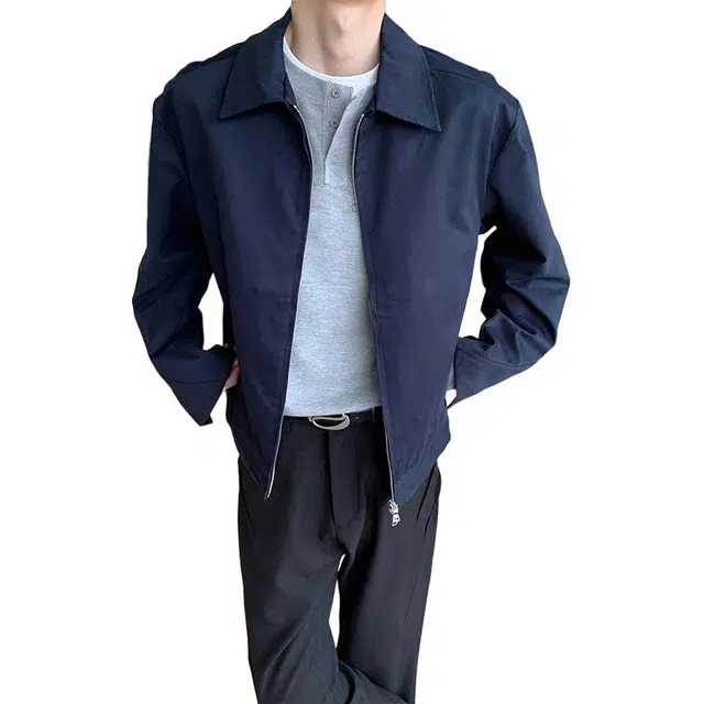 单爵 短款外套男潮牌高级感痞帅行政美式复古夹克 男女同款