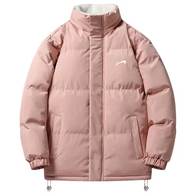 贵人鸟 暖行系列 简约百搭立领防风保暖加绒加厚羊羔绒棉衣厚外套棉袄棉服 男女同款