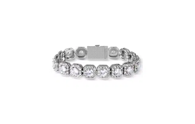 尚银福 四方冰糖 古巴嘻哈小众设计极简冷淡风轻奢气质高级感 国潮国风复古百搭简约大气手饰 合金 手链 女款