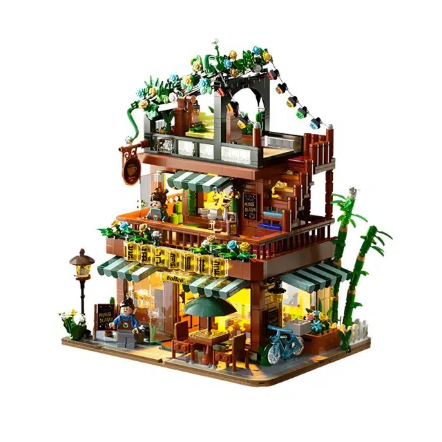 萌吉码 熊猫咖啡屋 其他拼装模型