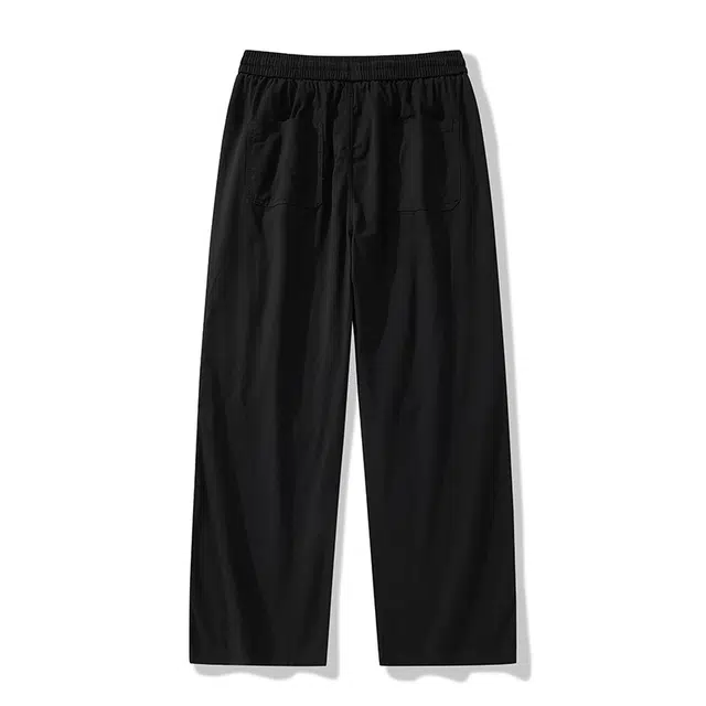 头号青年 弹力松紧时尚显腿长阔腿工装休闲裤 男款