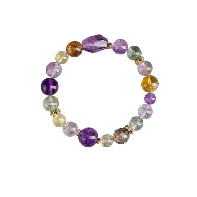 子婳 前途无量钱多多招财转运事业有成新中式国潮时尚轻奢高级感#好运 紫水晶 手串 男女同款情侣款