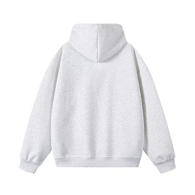 卡皮巴拉小黄豚 美式高街复古潮牌立体字母万针刺绣宽松休闲潮流百搭重磅拉链开衫连帽上衣夹克外套 男女同款