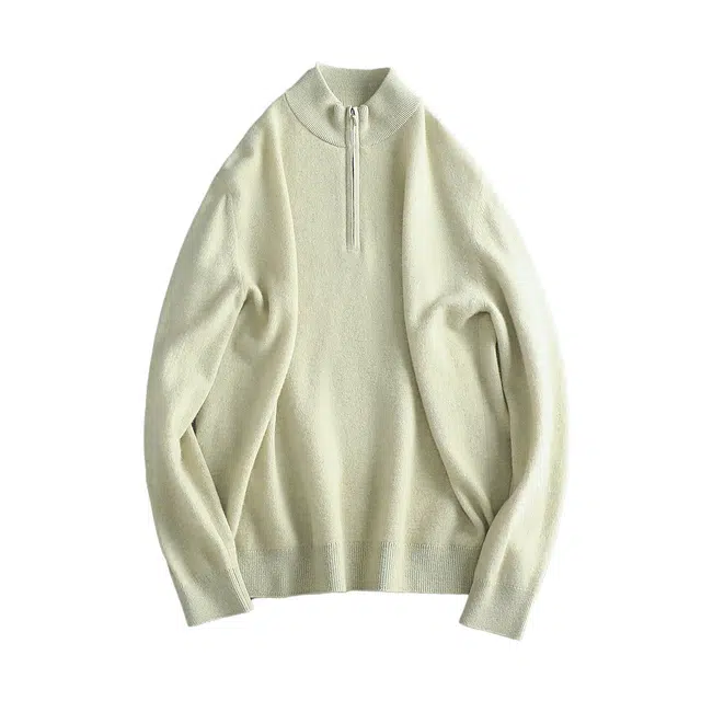 空城计 秋韩系轻奢羊绒羊毛半高领可机洗抗起球针织衫 男女同款